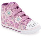 Thumbnail for your product : Skechers Toddler Girl's 'Twinkle Toes - Chit Chat' Light-Up High Top Sneaker