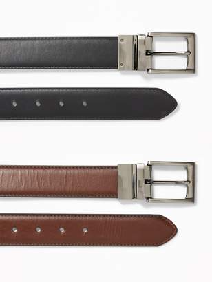 Old Navy Faux-Leather Reversible Belt for Men
