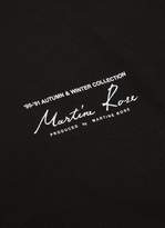 Thumbnail for your product : Martine Rose Logo print mock neck sweatshirt