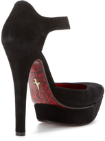 Thumbnail for your product : Cesare Paciotti Mary Jane Platform Pump