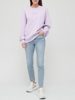 Thumbnail for your product : HUGO BOSS Oversized Logo Front Sweater - Lilac