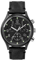 Thumbnail for your product : Timex BOUTIQUE Chronograph MK1 Black Fabric Strap Watch