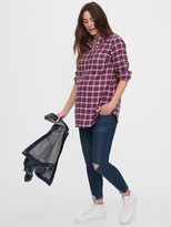 Thumbnail for your product : Gap Maternity Easy Plaid Shirt