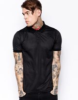 Thumbnail for your product : ASOS Polo Shirt In Mesh