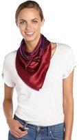 Thumbnail for your product : Burberry crimson and purple silk printed scarf