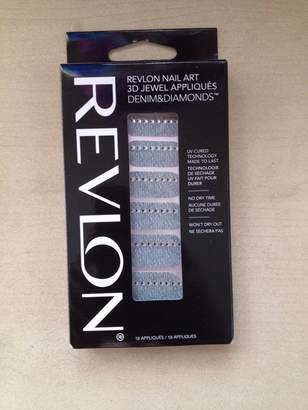 Revlon Nail Art 3D Jewel Appliques Denim&Diamonds(03 Stud-Struck)