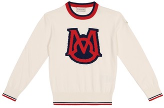 Moncler Enfant Logo cotton sweater