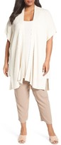 Thumbnail for your product : Eileen Fisher Plus Size Women's Sleek Knit Kimono Cardigan
