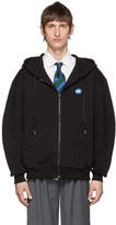 Thumbnail for your product : Ader Error ADER error Black Stone Zip-Up Hoodie