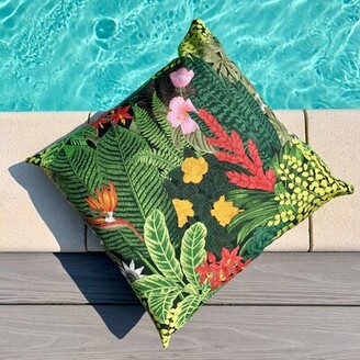 Bayou Breeze Ayotte Amazon Outdoor Square Pillow Cover