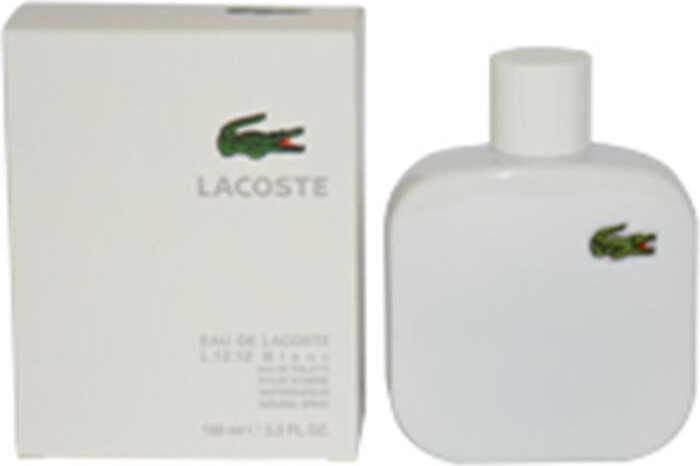 Lacoste Eau De L.12.12 Blanc by for Men - 3.3 oz EDT Spray