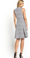 Thumbnail for your product : Definitions Jacquard Animal Zip Front Dress