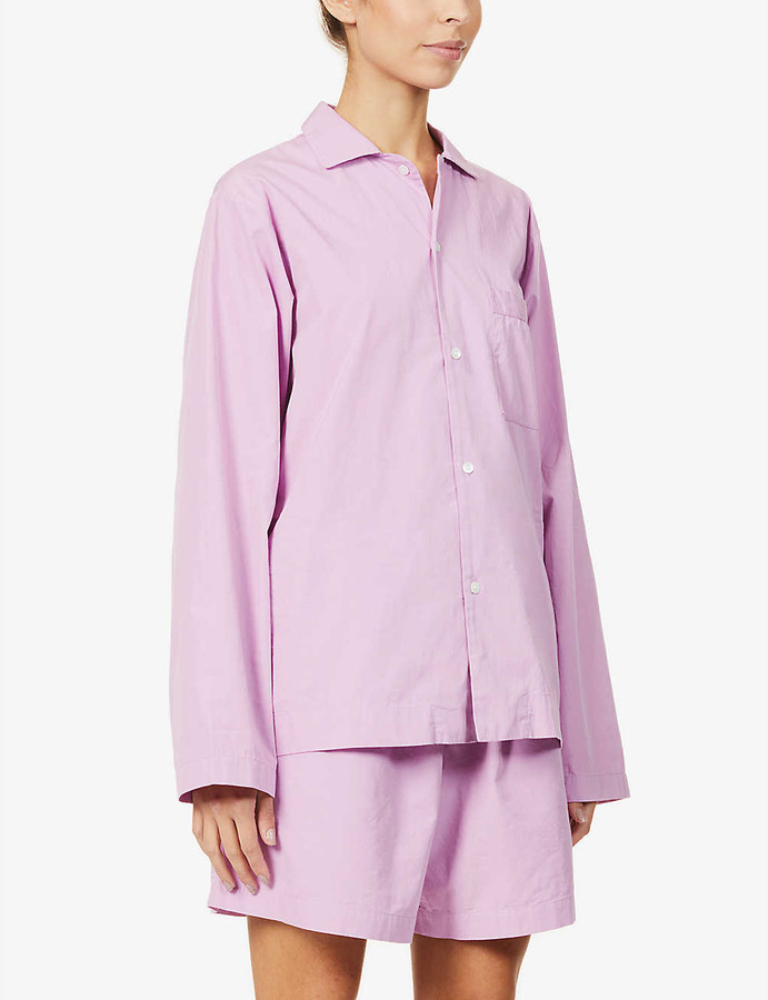 high waisted pyjama shorts