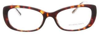 Burberry Tortoiseshell Oval Eyeglasses