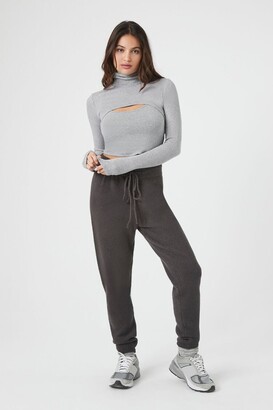 forever 21 cropped turtleneck