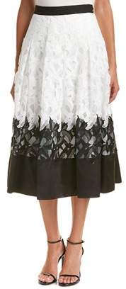 Sachin + Babi Noir Lace Silk-blend Skirt.