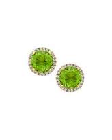 Thumbnail for your product : Kiki McDonough Grace Green Peridot & Diamond Stud Earrings