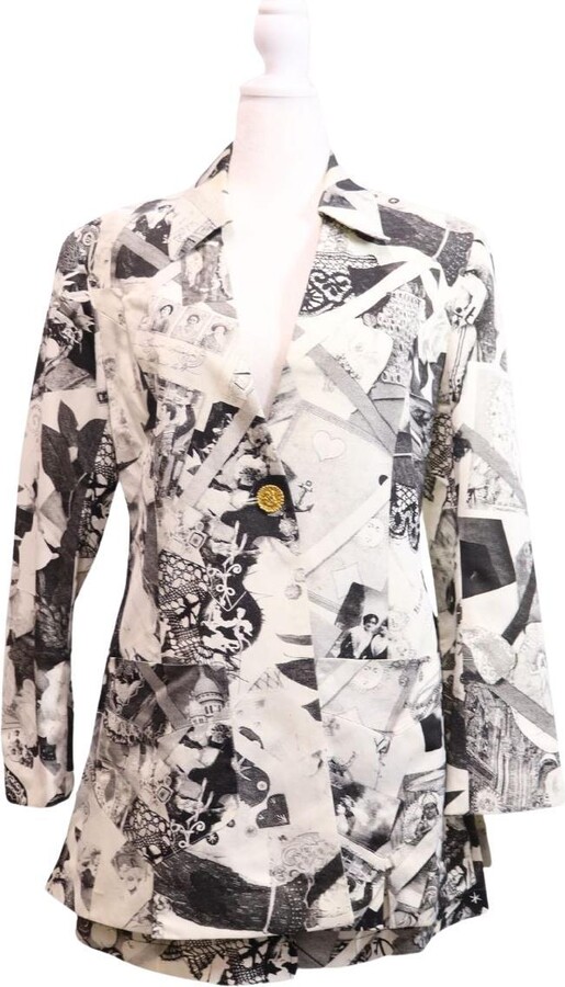 Christian Lacroix Vintage Printed Twin Set Size Fr 40