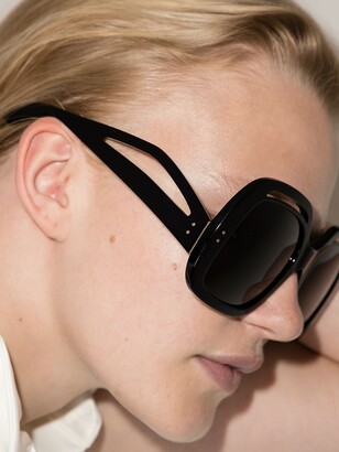 Linda Farrow Renata oversized square-frame sunglasses