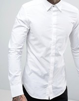 Thumbnail for your product : Diesel Shirt S-Nap Slim Stretch Fit Core Concealed Placket In White