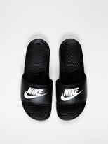 Thumbnail for your product : Nike Mens Benassi Slides in Black White