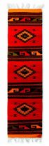 Thumbnail for your product : Novica Three Diamonds Red with Multicolor Geometric Pattern 100% Wool Natural Dye Handmade Zapotec Decor Accent Runner Area Rug (1.5x5)