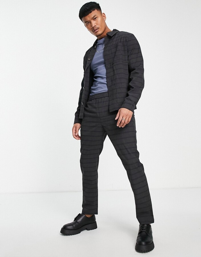 Jack & Jones Premium Suit Trousers JPRMason Mens Smart Dress Formal Pants 