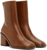 Thumbnail for your product : Chloé Brown Meganne Ankle Boots