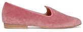 Thumbnail for your product : Le Monde Beryl Blush Pink Velvet Venetian Slipper