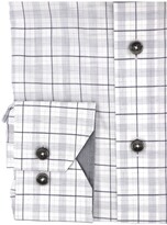 Thumbnail for your product : Lorenzo Uomo Box Plaid Trim Fit Dress Shirt
