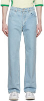Thumbnail for your product : Eckhaus Latta Blue Wide Leg Jeans
