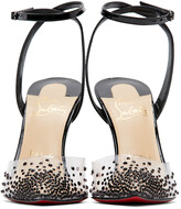 Thumbnail for your product : Christian Louboutin Black Spikaqueen 100 Heels