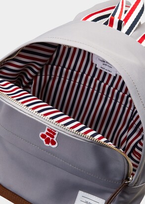 Thom Browne Kid's Lobster Patch Leather Backpack