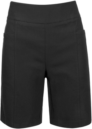 black khakis shorts