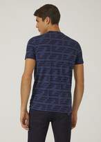 Thumbnail for your product : Emporio Armani T-Shirt With All Over Logo