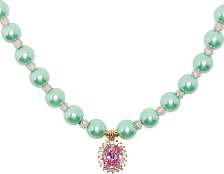 A Sinner in Pearls Pearl Beaded Necklace