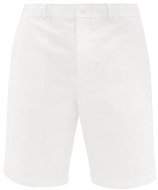 Valentino Logo-print Cotton-blend Shorts - White