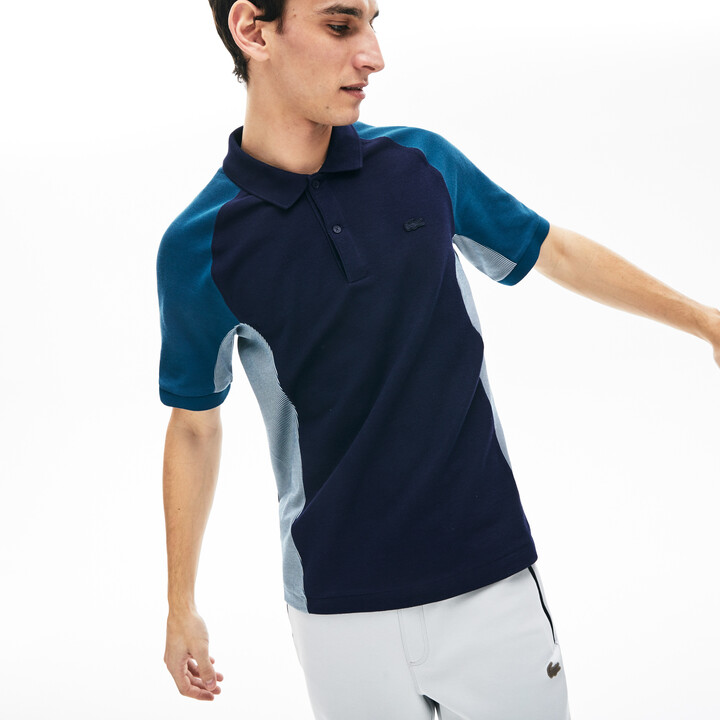 navy lacoste polo