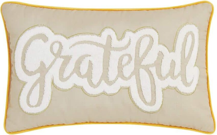 Truly Soft Grateful 12x18 Decorative Pillow