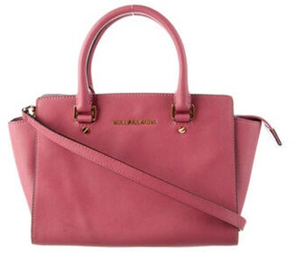MICHAEL Michael Kors Saffiano Leather Handle Bag Pink