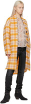 Thumbnail for your product : Etoile Isabel Marant Beige & Yellow Gabriel Coat