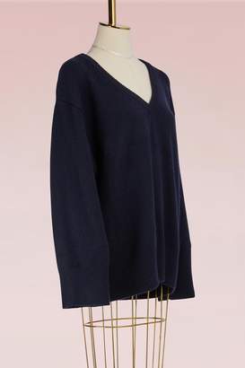 The Row Cappi cashmere and silk top