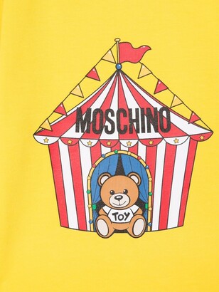 MOSCHINO BAMBINO logo-print short-sleeve T-shirt