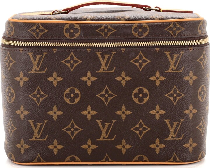 Louis vuitton Nice BB vanity case bag in monogram canvas.