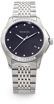 Thumbnail for your product : Gucci G-Timeless Diamond & Stainless Steel Watch