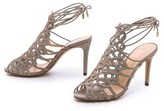 Thumbnail for your product : Alexandre Birman Suede Woven Sandals