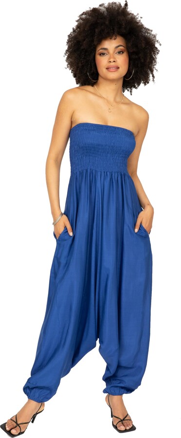 likemary Jumpsuit for Women Pulls down into Harem Pants 2-in-1