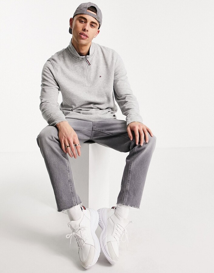 gray tommy hilfiger sweater