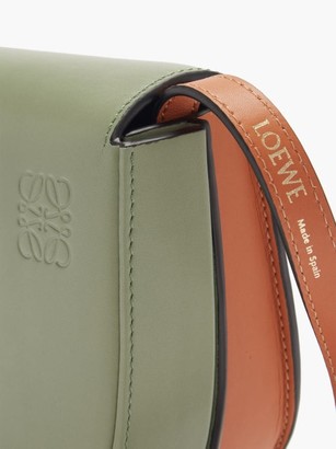 Loewe Heel Small Leather Cross-body Bag - Green Multi