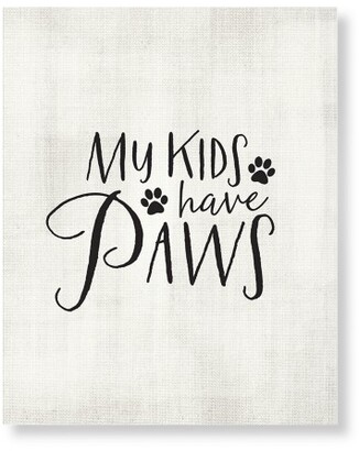 Shutterfly My Kids Have Paws Art Print